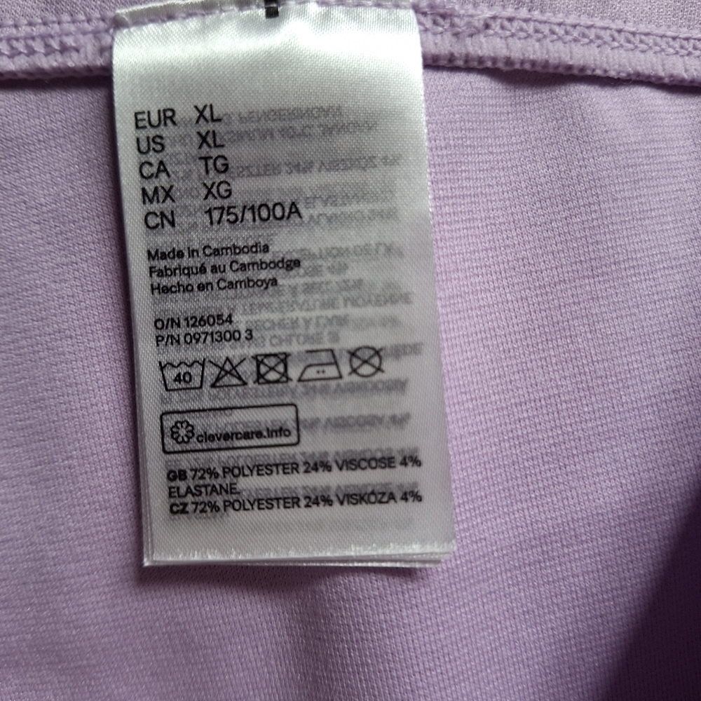 NWT H&M Divided Pale Purple Soft Boot Cut Pants - Picture 2 of 7